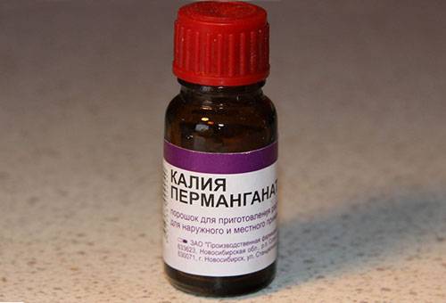 Permanganate de potassium