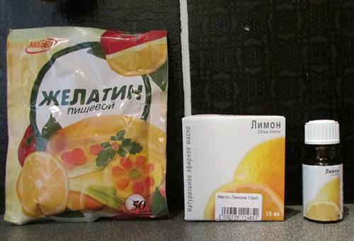 Ingrédients pour assainisseur d'air en gel