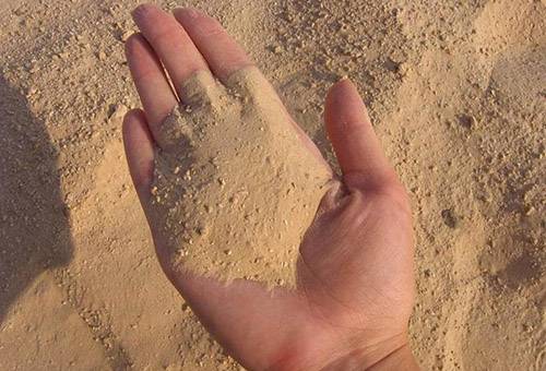 Sable de la rivière