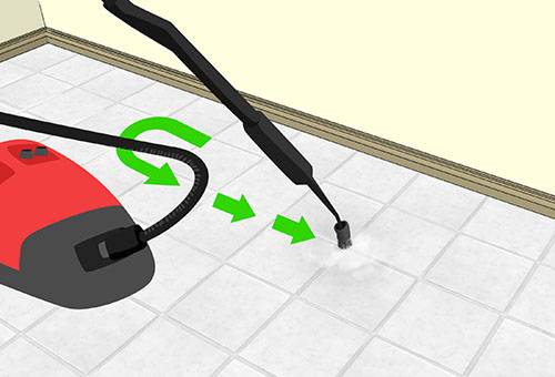 Nettoyage de carreaux de générateur de vapeur