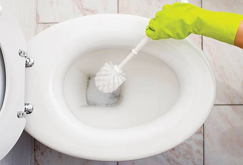 Nettoyage des toilettes