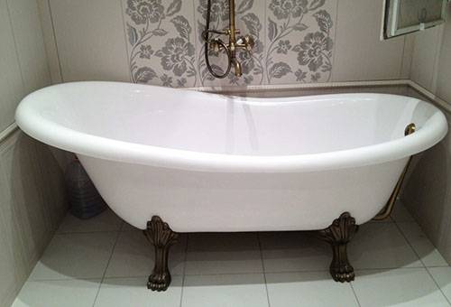 Bain blanc comme neige