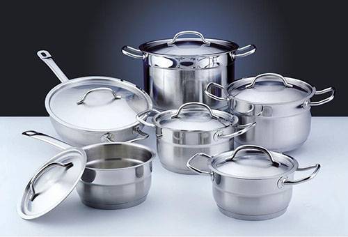 Casseroles en acier inoxydable