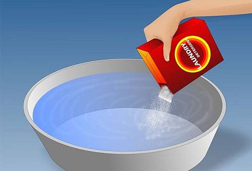 Préparation au lavage à la main