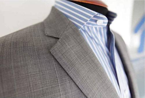 Col et revers de veste