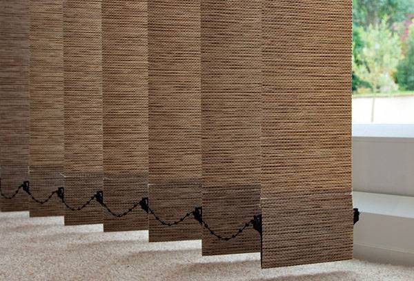 Stores verticaux en tissu