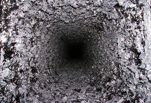 Cheminée à l'intérieur