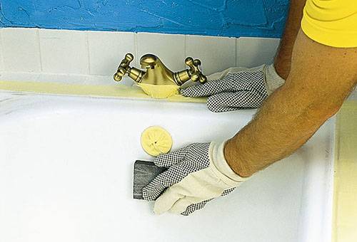 Nettoyer le bain du calcaire