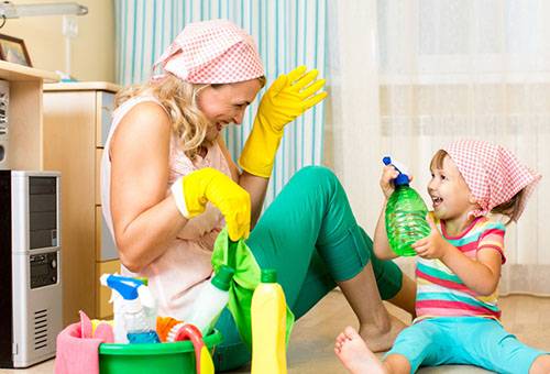 Le choix des produits de nettoyage