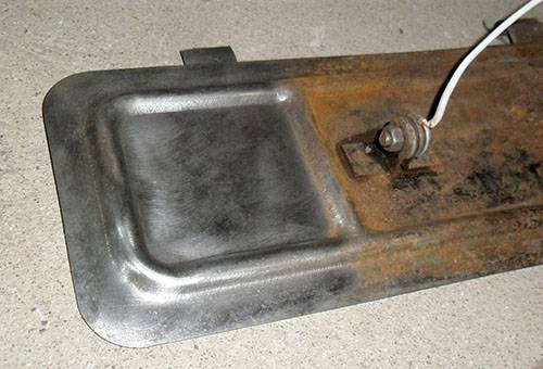 Enlever la rouille d'une pièce métallique