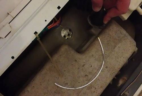 Produit étranger retiré de la machine à laver