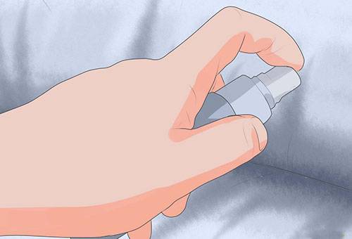 Canapé en cuir vaporisé