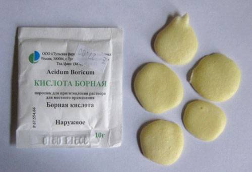 Remède contre les blattes de l'acide borique