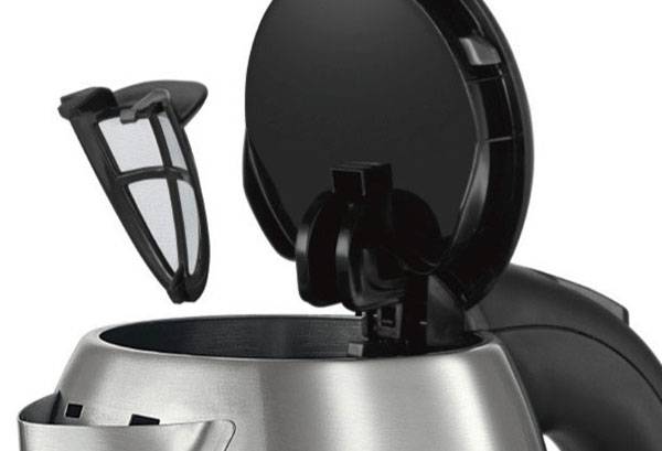 Couvercle de la bouilloire électrique et filtre