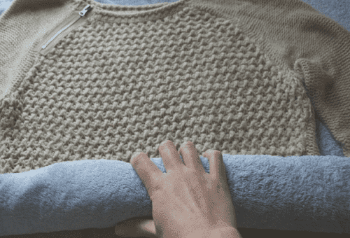 séchage à la serviette