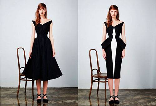 La robe est clairement en forme