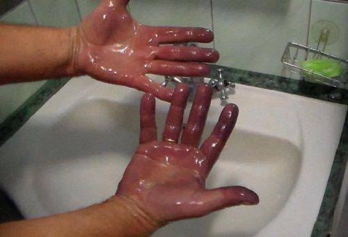 élimination des taches vertes