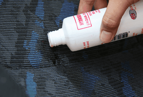 enlever les taches avec du peroxyde