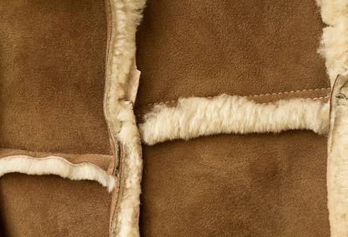 Texture de peau de mouton