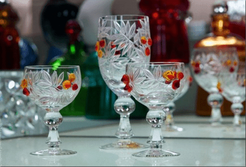 verres en cristal