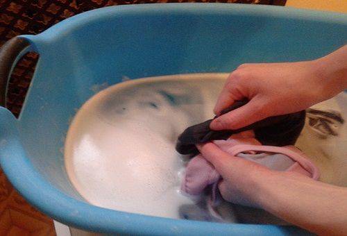 laver les vêtements