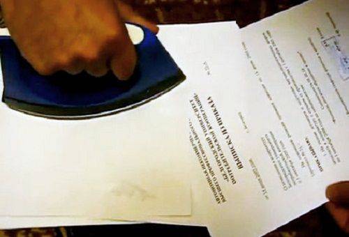 élimination des taches de fer