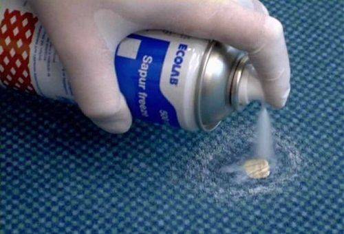 pulvérisation de bubble-gum