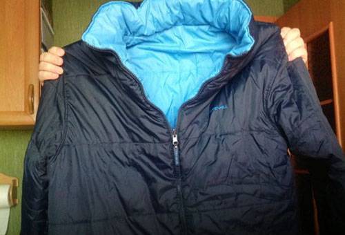 Battre la veste après le lavage