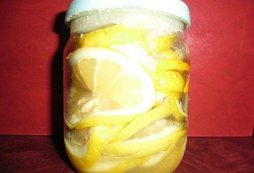 citrons dans un bocal