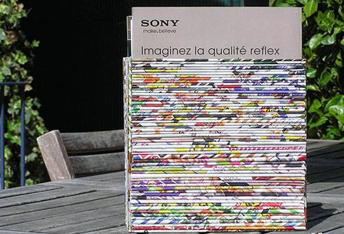 Boîte de vieux magazines <