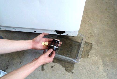 nettoyage du filtre de la machine à laver