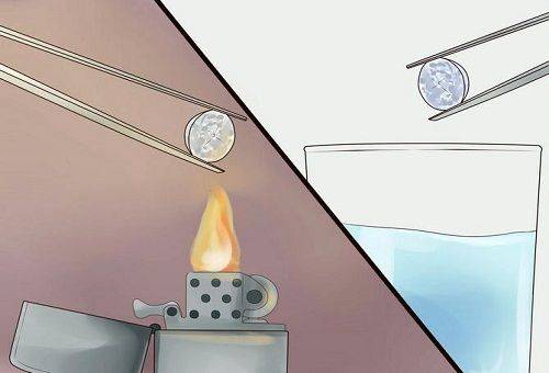 pierre chauffante en feu