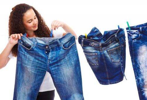 séchage des jeans