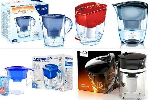 filtres à eau pichet