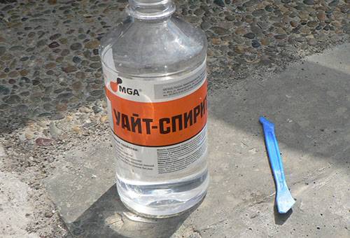 White spirit et pile