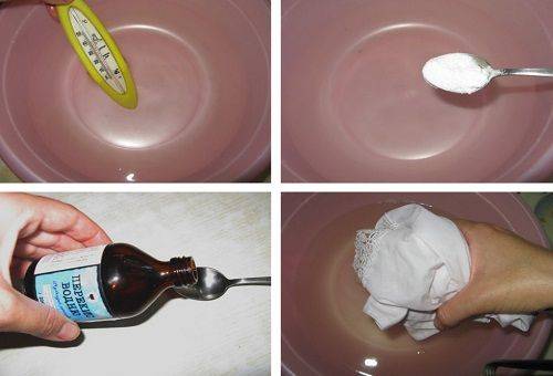 enlever les taches avec du peroxyde et de la soude