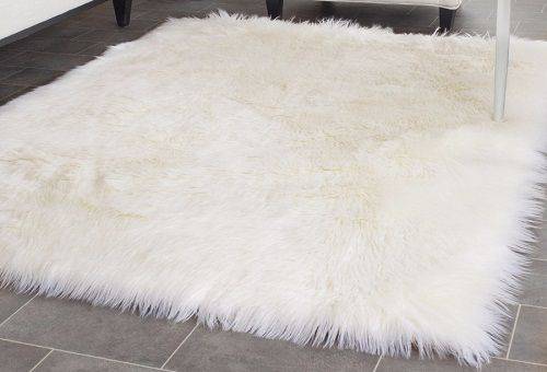 tapis en peau de mouton