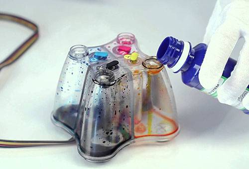 Nettoyage continu d'encre