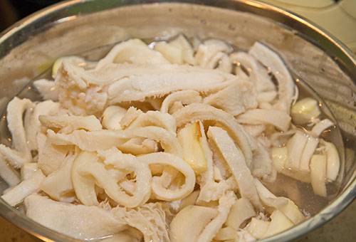 Tripes dans la casserole