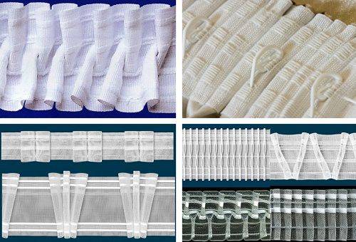 diverses bandes de rideau