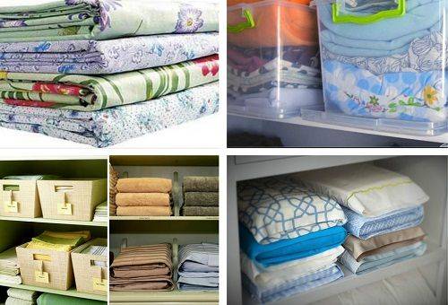 literie dans les casiers