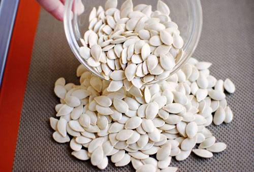 Graines de citrouille séchées