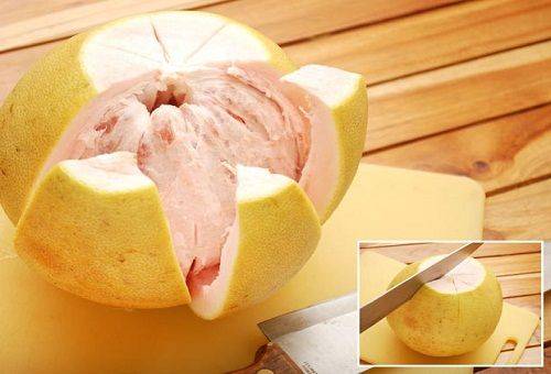 pomelo aux fruits exotiques mûrs