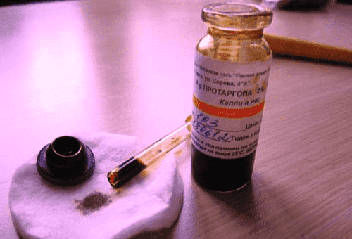 Solution de Protargol