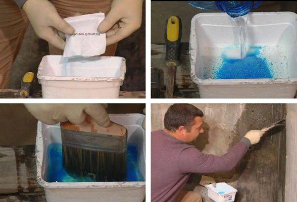 Application de sulfate de cuivre à partir de moisissure