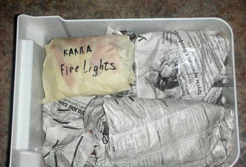 Callas de signet pour stockage d'hiver