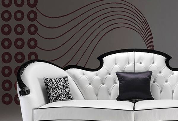 Décoration murale peinte à la main