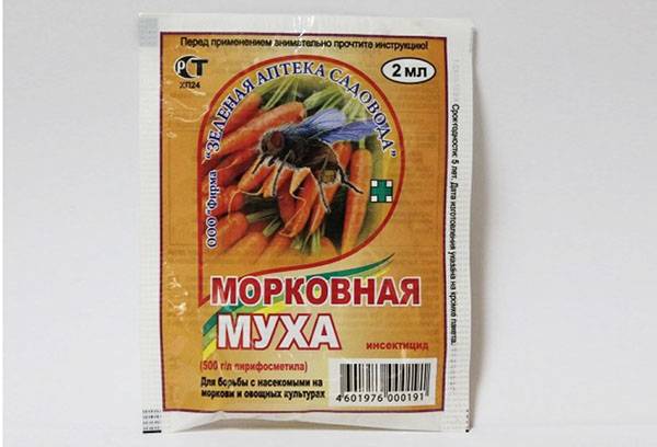 Préparation chimique pour les mouches à carottes