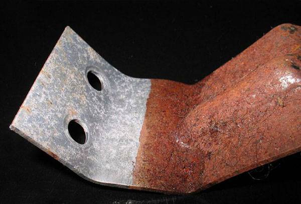 Effet de conversion de la rouille