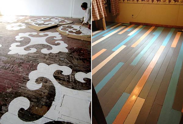 Peinture au sol sur mesure